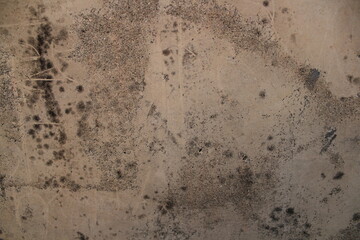 Weathered rusty sand wall background, grungy wall surface, aged sand wall texture