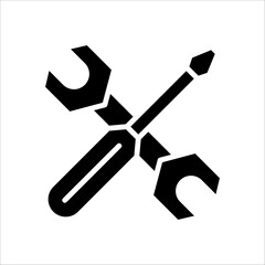Solid vector icon for maintenance which can be used various design projects.