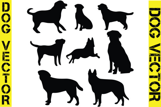 Dog breeds vector image,
Dog silhouettes vector image,
Dog running silhouettes vector image,
Dog silhouettes vector image,
Dog pet animal silhouette vector image,
Dog paw prints icons set vector image
