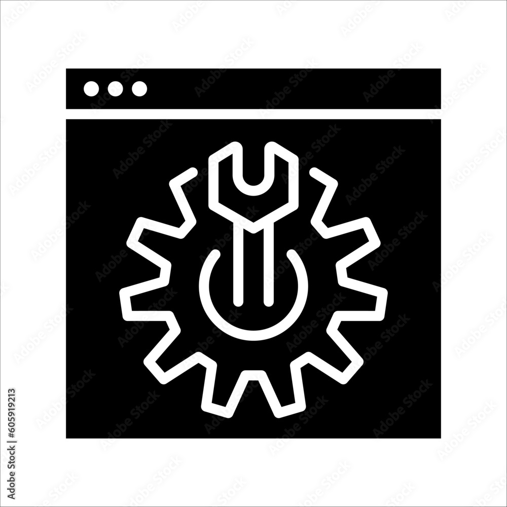 Aufkleber solid vector icon for regulations which can be used various design projects.