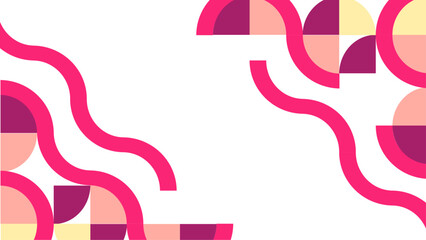 Abstract geometric technological background. Vector creative design.