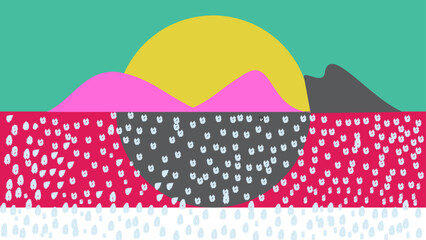 Abstract simple geometric vector seamless pattern with line texture on white background. Light modern simple wallpaper, bright tile backdrop, graphic element