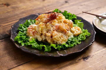 エビのマヨネーズ和え