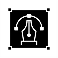 Solid vector icon for drawing which can be used various design projects.