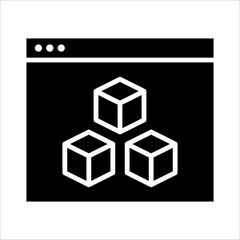 Solid vector icon for design software which can be used various design projects.