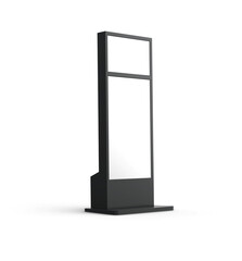 Digital Signage Monitor Display Stand 3D Rendering