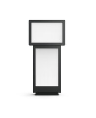 Digital Signage Monitor Display Stand 3D Rendering