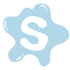 Alphabet Drop Of Water S