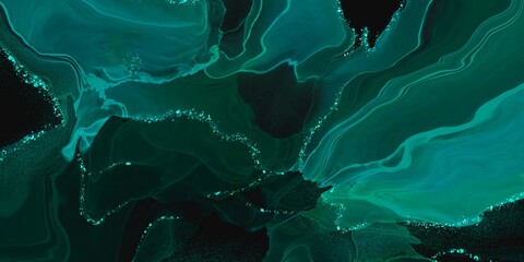 Marble texture on a black background