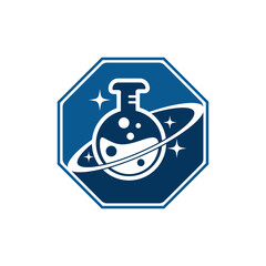 Planet Lab Logo Design Illustration vector planet lab logo