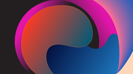 beautiful colorful gradient wallpaper design