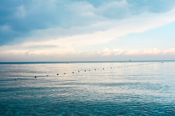 Obraz premium Mediterranean Sea near Kemer. Landscape in Turkey. 