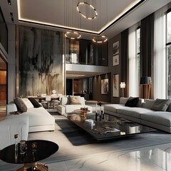 Embracing Style in the Modern Living Room Generative AI 