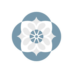 Beautiful geometric lace tile graphics and icons, pattern art and cutouts and totem vector design elements