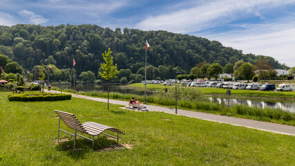 Camping an der Weser