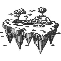 Naklejka premium Ironheart Metropolis Vintage Illustration Vector