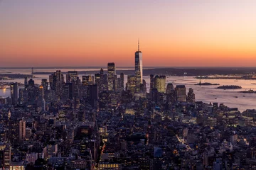 Fotobehang New York City skyline © karandaev