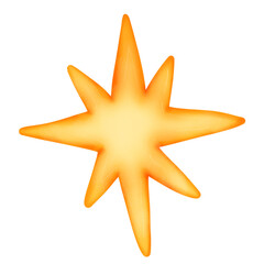 Obraz premium gold star for Jesus born night clipart.