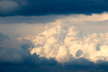 Cloudy sky landscape background