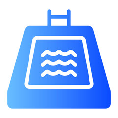 pool gradient icon