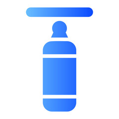 punching bag gradient icon
