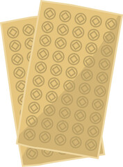 先祖供養で使用するウチカビのイメージイラスト