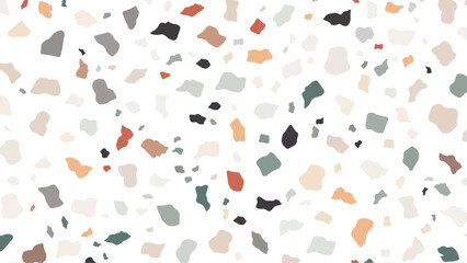 Colorful doodle seamless pattern set. Creative minimalist style art background collection, trendy design with basic shapes. Modern abstract color backdrop.