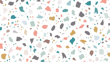 Colorful doodle seamless pattern set. Creative minimalist style art background collection, trendy design with basic shapes. Modern abstract color backdrop.