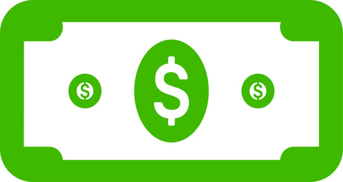 recommend clip art: Money ClipArt. Green Dollar Bill, For Finance Icon