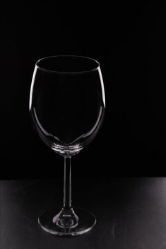 picture of a glass on a black background