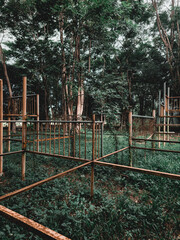 An old Playground at the forest