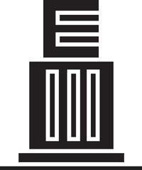 city tower building icon
