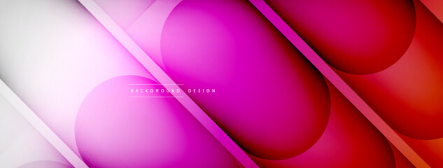 Abstract background - geometric composition created with lights and shadows. Technology or business digital template