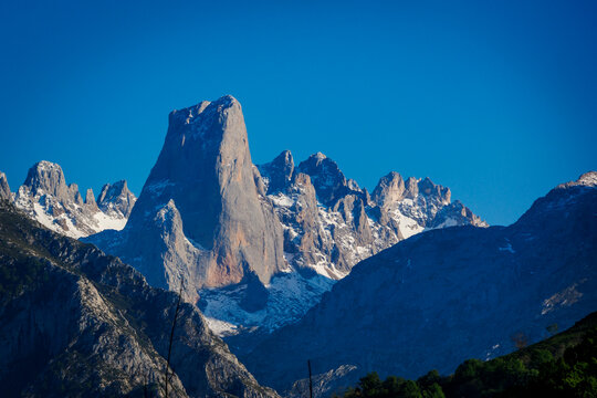 view of Picu Urriellu or Naranjo de Bulnes