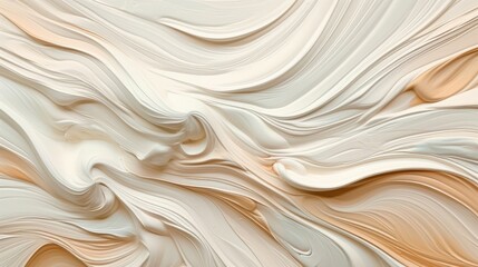 Abstract organic white lines wallpaper background with Generative AI