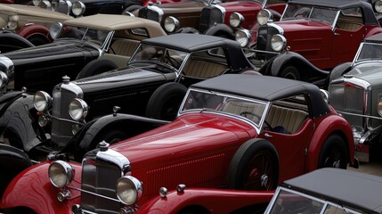Enter the captivating world of a car auction, where the stage is set for the unveiling of rare and coveted automotive gems, attracting a discerning audience of collectors. Generated by AI.