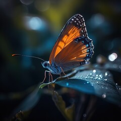 Éclat Envolé : Papillon en Macro, la Beauté des Ailes dans la Nature