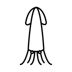 SQUID design vector icon design vector line icon svg