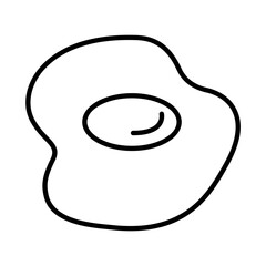 SUNNYSIDE EGG design vector icon design vector line icon svg