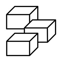 TOFU design vector icon design vector line icon svg