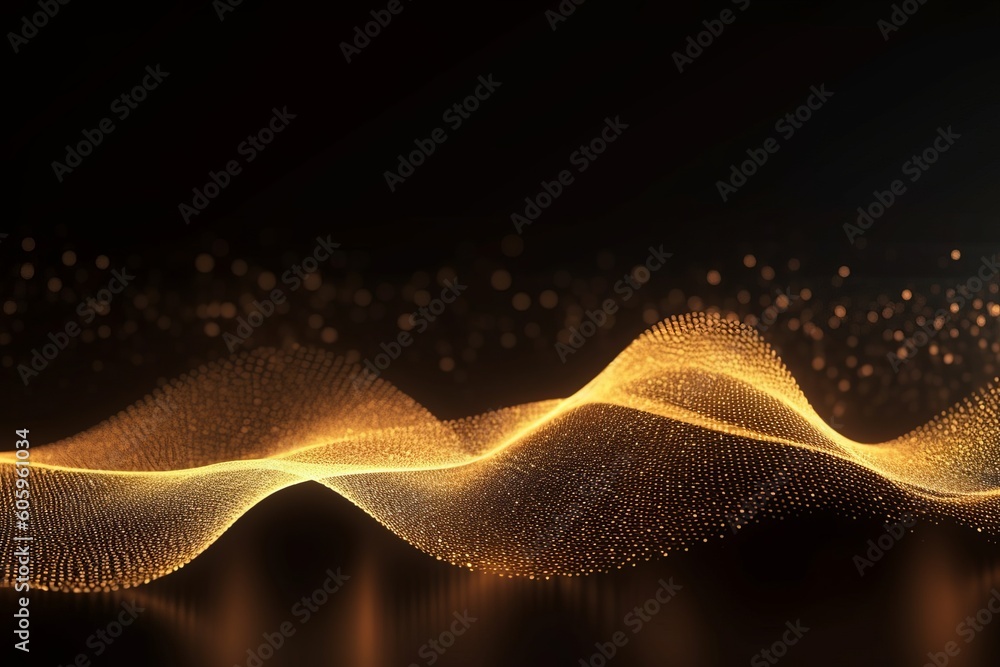 Poster abstract artistic long exposure: a creative neon line designed background with modern lines style an