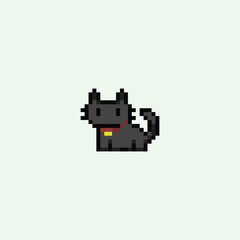 this is a cat in pixel art with colorful color,this item good for presentations,stickers, icons, t shirt design,game asset,logo and project.