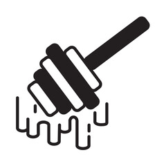 Solid Line HONEY design vector icon design vector line icon svg