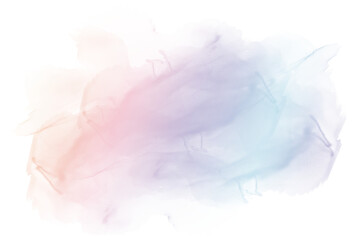 Abstract pink and blue watercolor on white background. gradient color