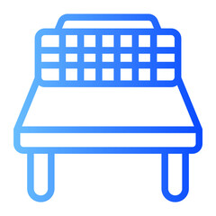 table tennis gradient icon