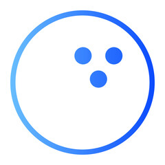table tennis gradient icon