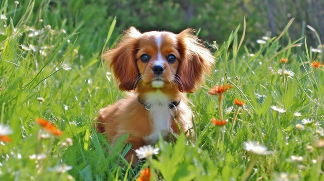 cavalier king charles spaniel dog