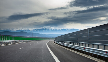 Fototapeta premium Sibiu Boita highway 