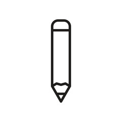 pencil sign symbol vector icon