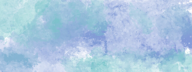 Blue watercolor background. Soft blue watercolor background for your design. Abstract watercolor background texture. Vector EPS 10